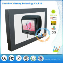 12 inch android OS Network LCD advertising taxi cab digital signage